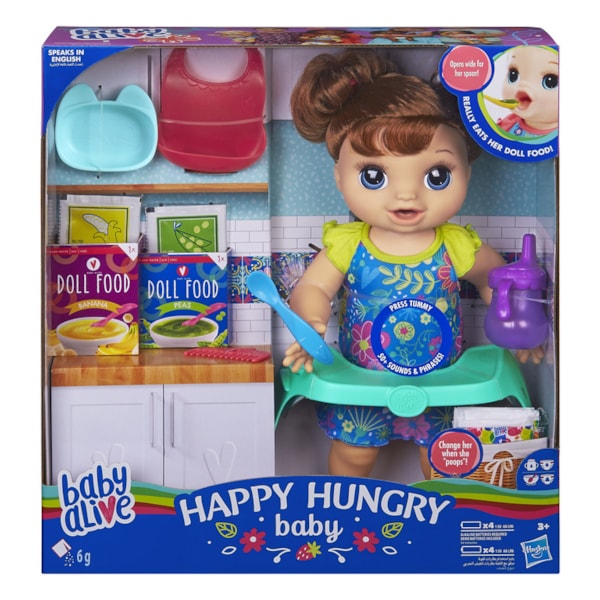Boneca Baby Alive Bebe Faminta Morena Hasbro E45 Toysnet Boneca Baby Alive Bebe Faminta Morena Hasbro E45 Toysnet