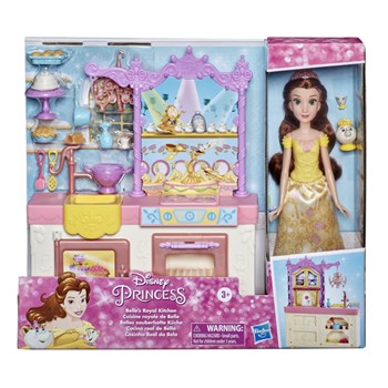 Boneca Princesas Disney Cozinha Temática Bela - Hasbro E8936