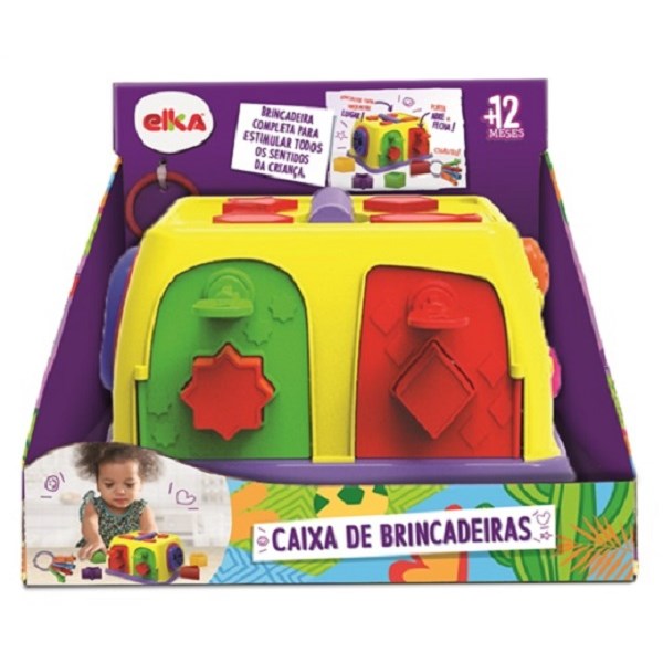 Brinquedo Caixa de Brincadeiras - Elka