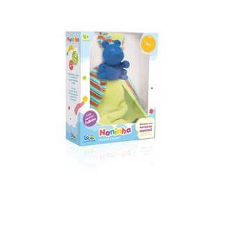 Brinquedo Com Pano Naninha Azul - Toyster 2502