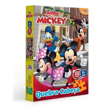 Quebra-cabeça Disney 100 Pçs Mickey - Toyster 8001