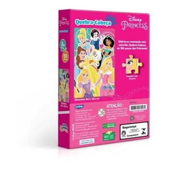 Quebra-cabeça Disney 150 Pçs Princesas - Toyster 8008