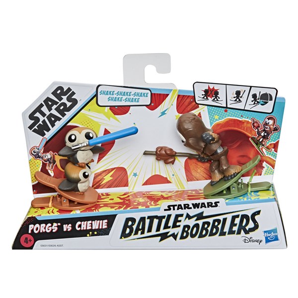 Star Wars Battle Bobblers Porgs VS Chewie - Hasbro E8026